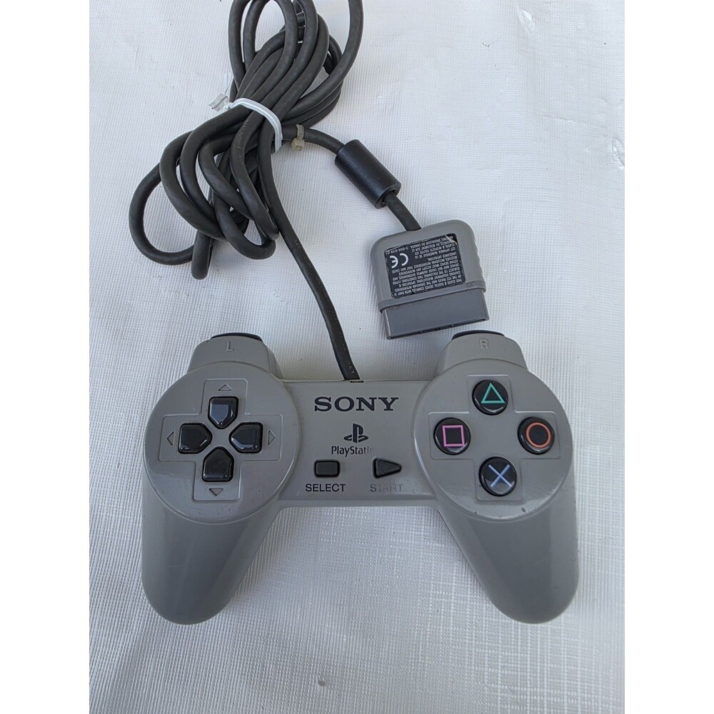 Sony Playstation 1 One PS1 Controller 8100 ASCII Control Pad Grey Classic